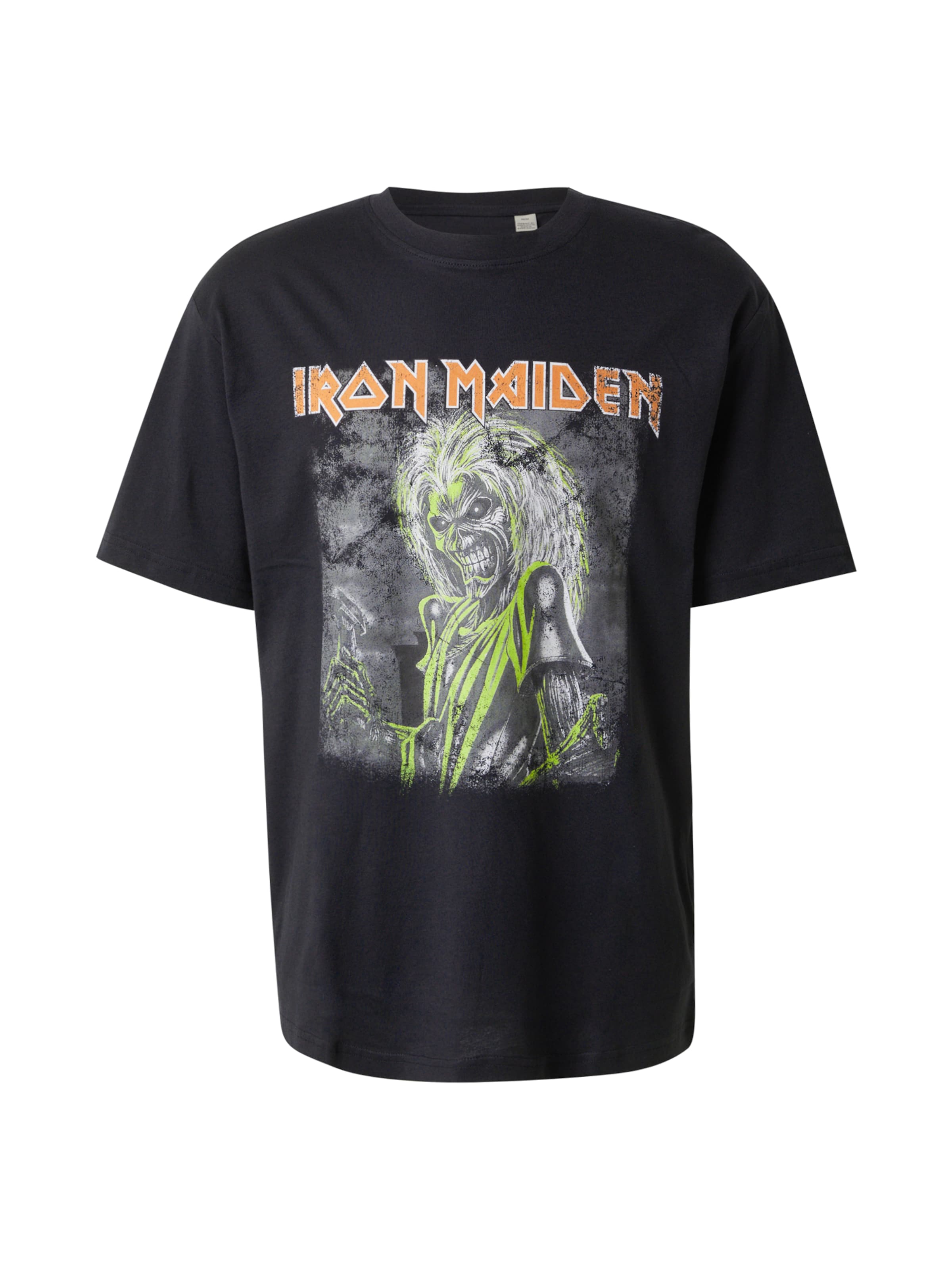 Only & Sons T-shirt 'ONSIRON MAIDEN' i svart: framsida