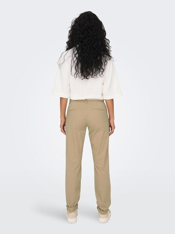 Coupe slim Pantalon chino ONLY en beige