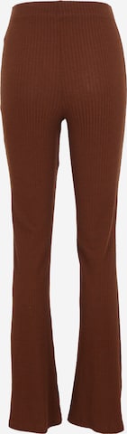 Pieces Tall Flared Pants 'Ribbi' in Brown
