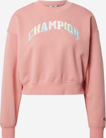 Bluză de molton de la Champion Authentic Athletic Apparel pe roz: față