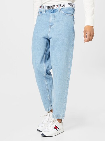 Tapered Jeans 'BAX' de la Tommy Jeans pe albastru: față