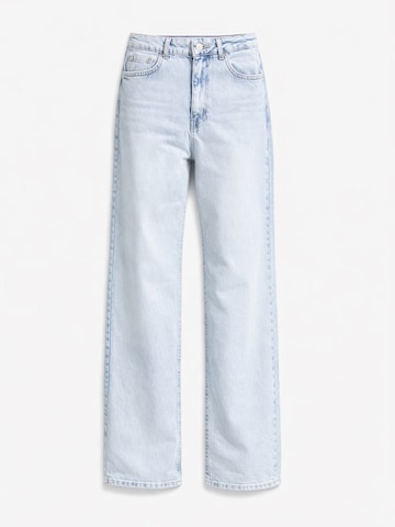 IT'S BASIC Regular Jeans 'Straight High Rise Jeans' in Blauw: voorkant