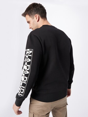 NAPAPIJRI Sweatshirt 'BADAS' in Black