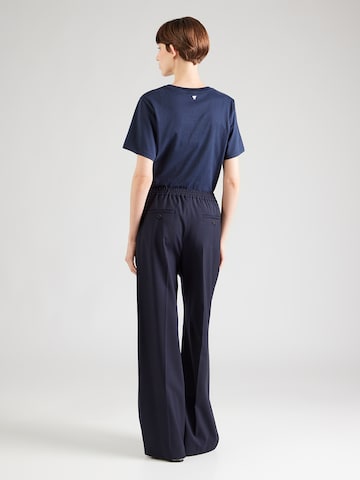 Wide leg Pantaloni con piega frontale 'MALLO' di Weekend Max Mara in blu