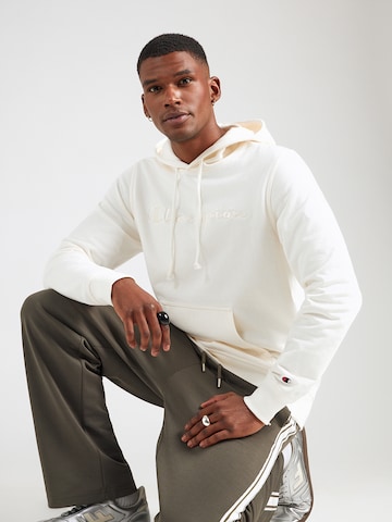 Champion Authentic Athletic Apparel Sweatshirt in Yellow: front