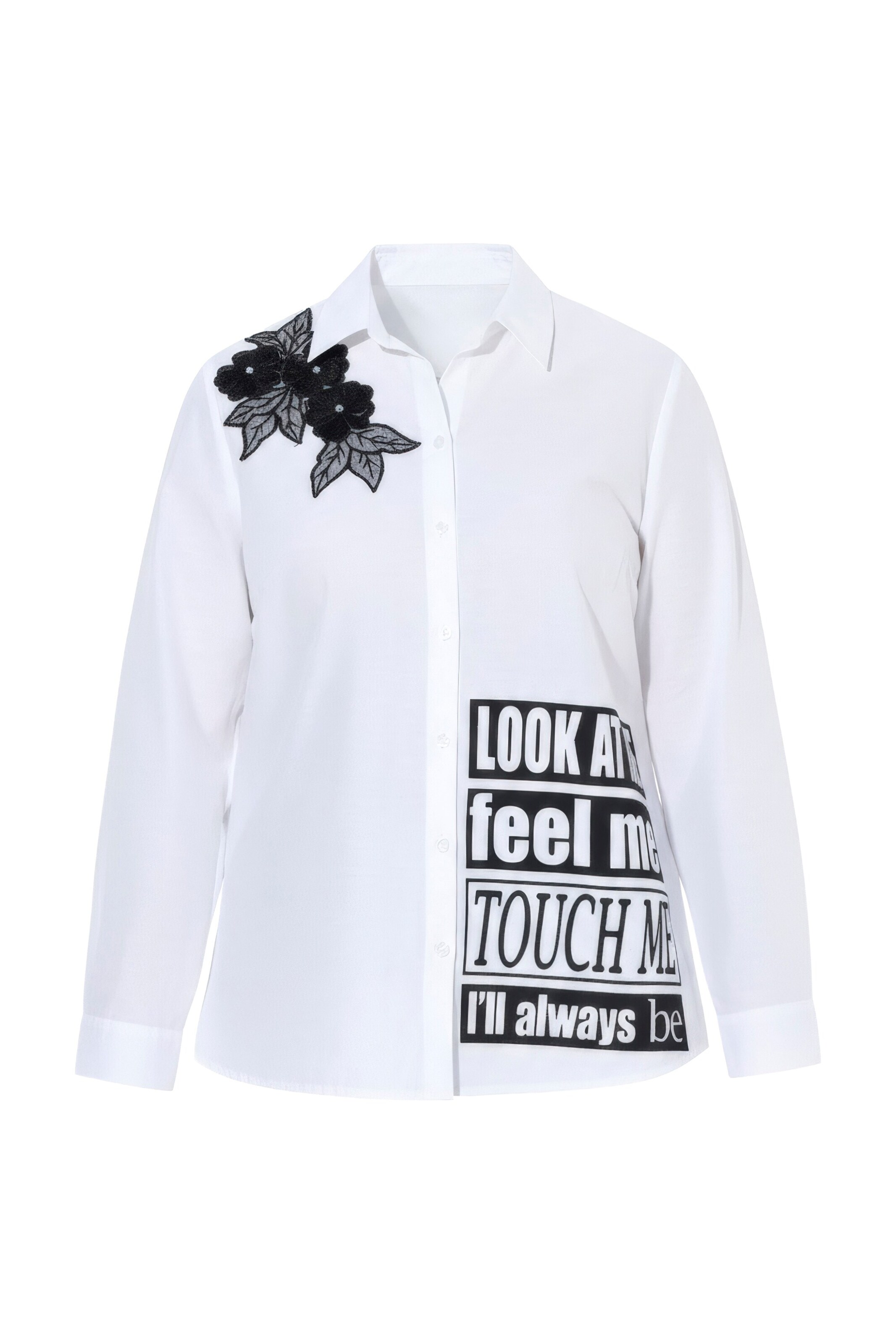 Angel of Style Blouse in Wit: voorkant