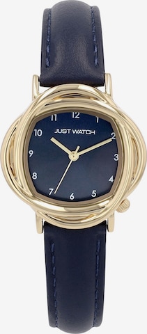 Just Watch Analog Watch 'Antoni, Datumsanzeige' in Blue: front