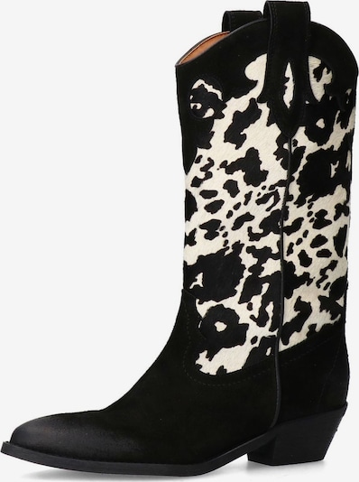 SACHA Cowboystiefel in schwarz / weiß, Produktansicht