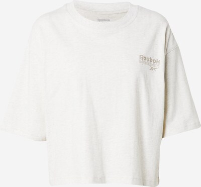 Reebok T-shirt 'RIE' en taupe / gris clair, Vue avec produit
