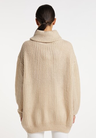 RISA Oversize sveter - Béžová