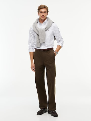 TOMMY HILFIGER Regular Fit Hemd 'Flex' in Weiß