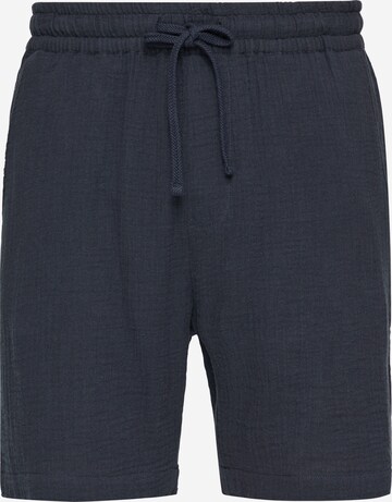 QS Regular Pants in Blue: front
