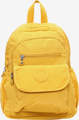 Mindesa Rucksack in Gelb: Vorderseite