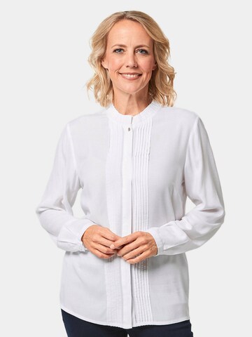 Goldner Bluse in Weiß: predná strana