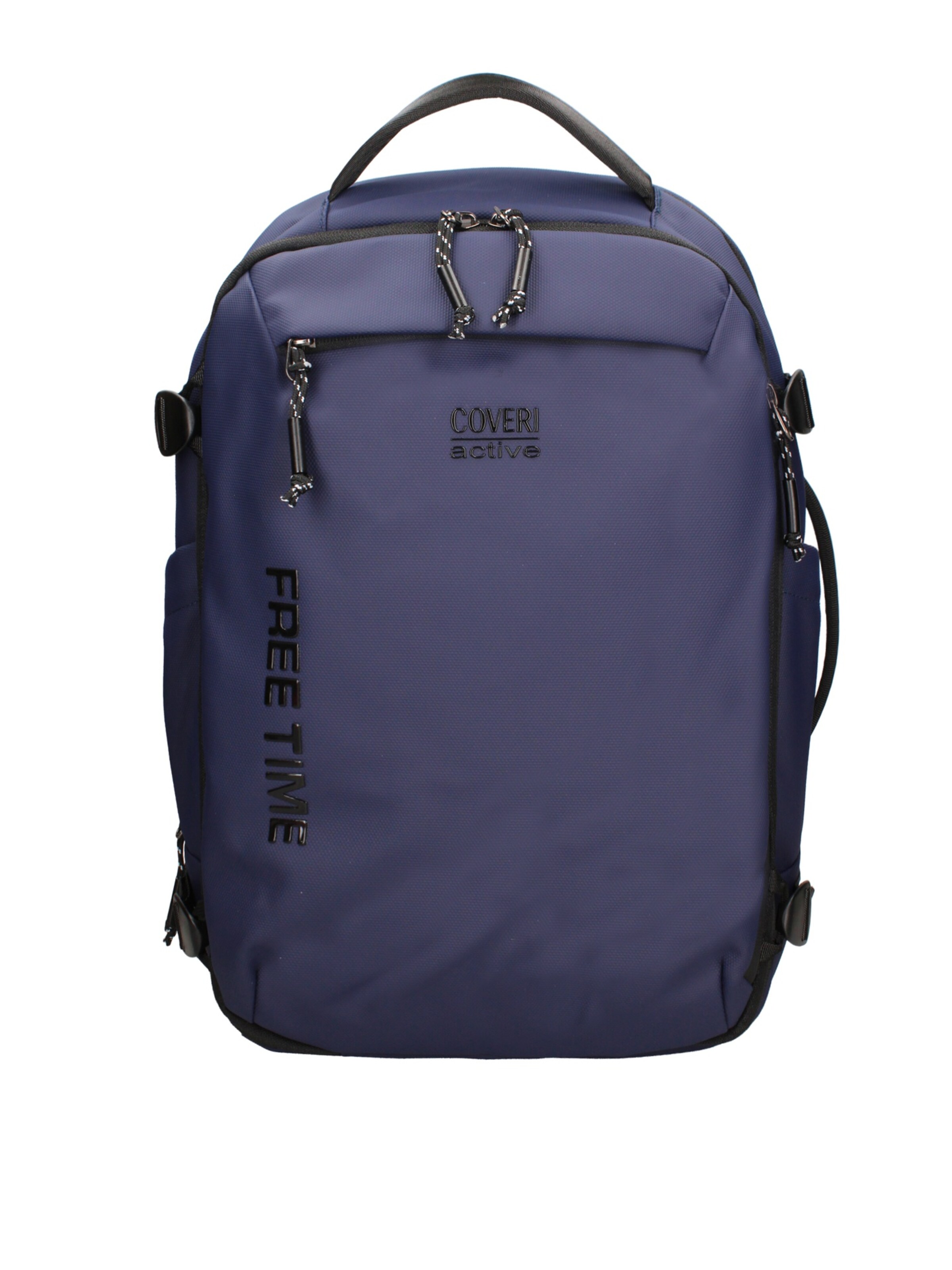 Zaino 'Zaino Coveri Active Poliestere 100% - Unisex Casual con Zip' di Coveri Collection in blu: frontale