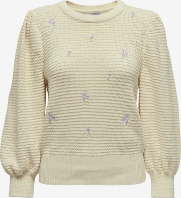 ONLY Sweater 'Vickie' in Beige: front