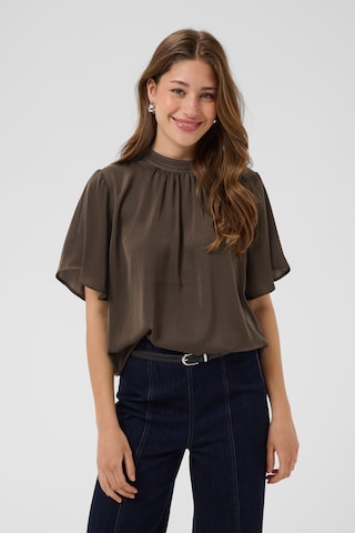 SAINT TROPEZ Blouse 'AileenSZ' in Brown: front