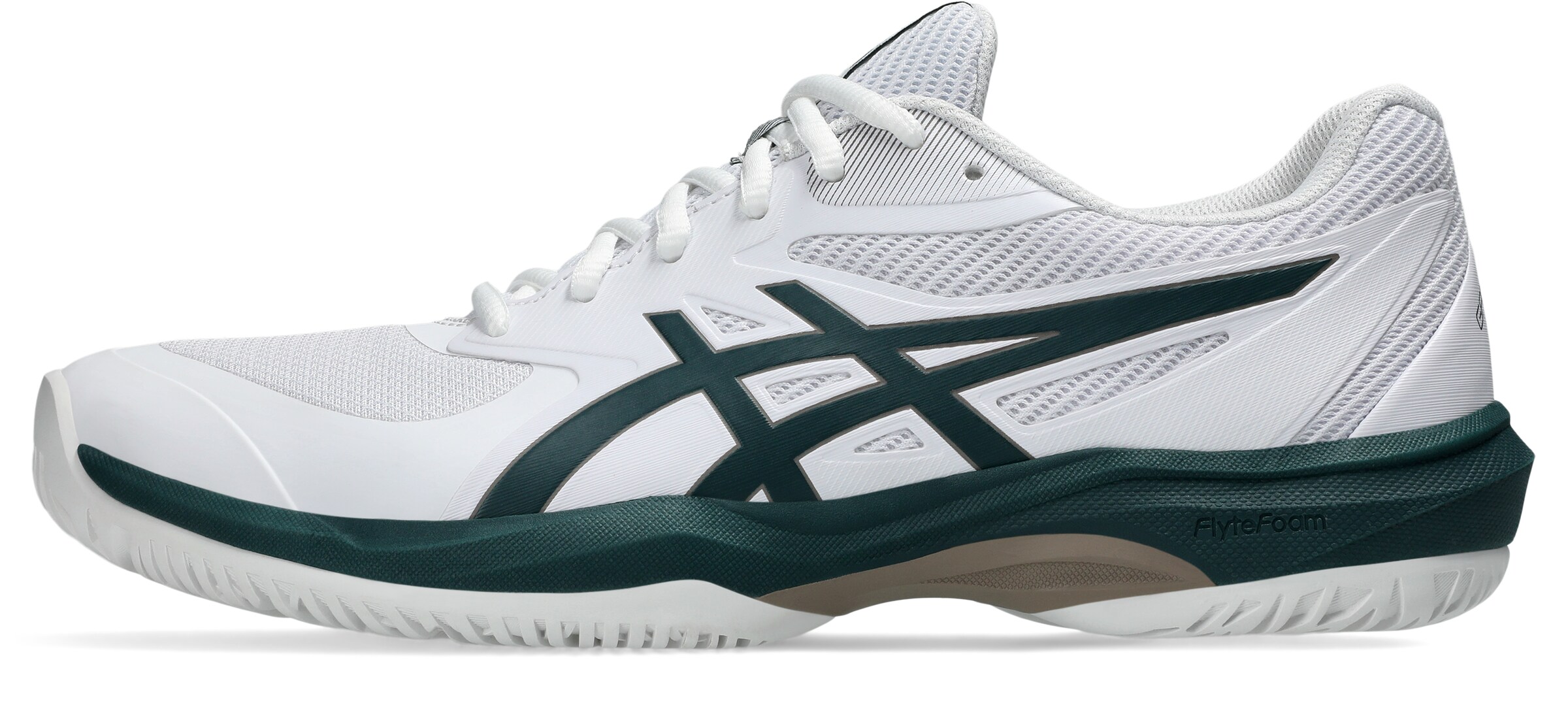 ASICS Athletic Shoes in White: front