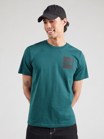 Maglietta di THE NORTH FACE in verde: frontale