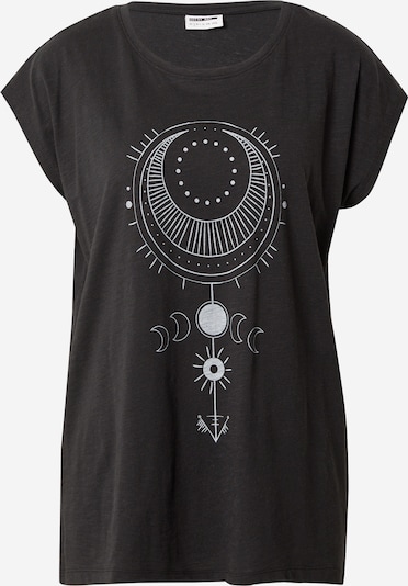Noisy may T-Shirt 'MATHILDE' in schwarz / weiß, Produktansicht