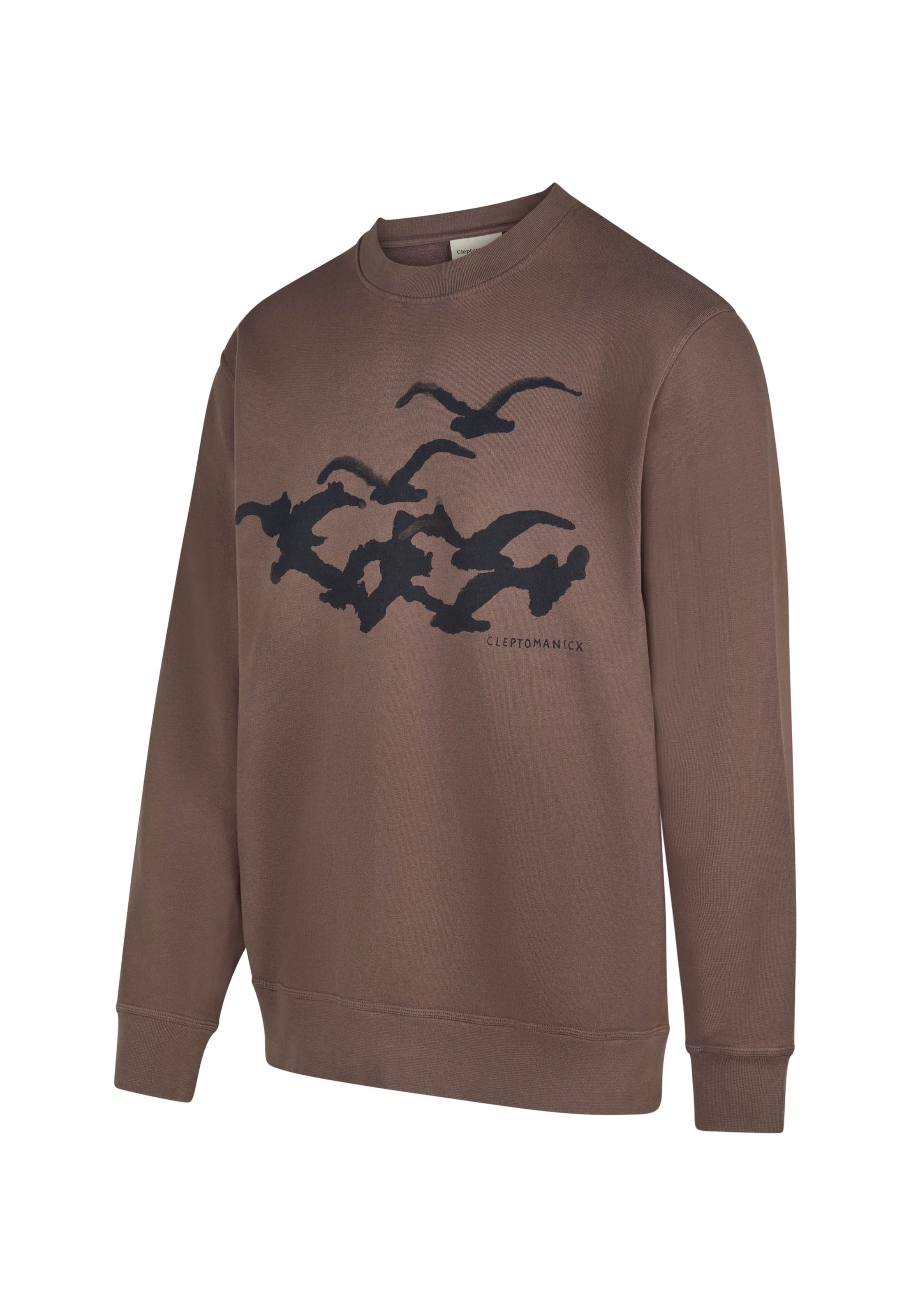 Cleptomanicx Pullover in Braun