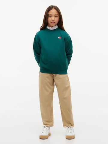 TOMMY HILFIGER Sweatshirt 'HERITAGE' in Groen