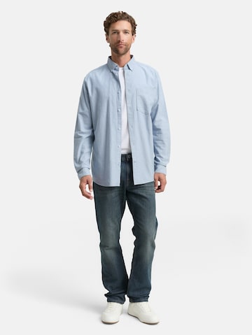 TOM TAILOR Regular fit Overhemd in Blauw