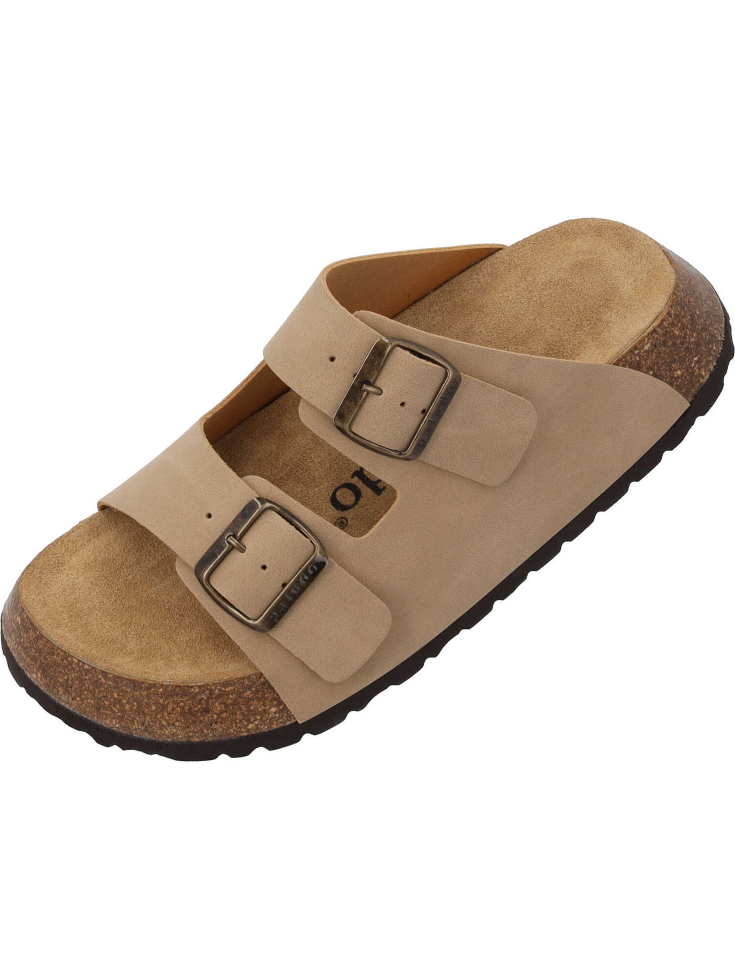 Palado Pantolette 'Elaha Mega' in Beige: Vorderseite