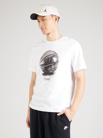 Maglietta di Jordan in bianco: frontale