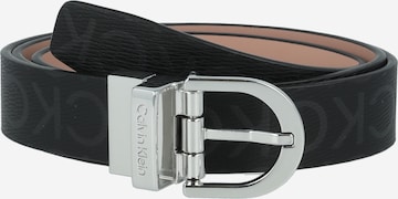 Ceinture Calvin Klein en noir : devant