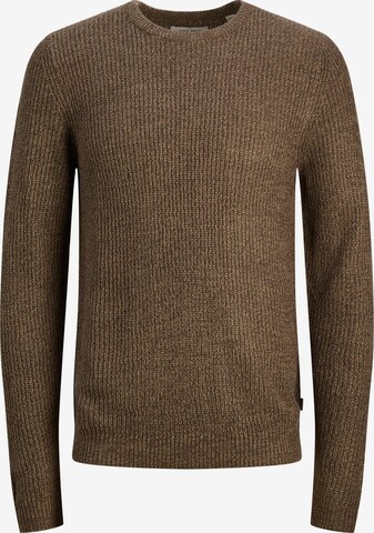 JACK & JONES Sweater in Brown: front