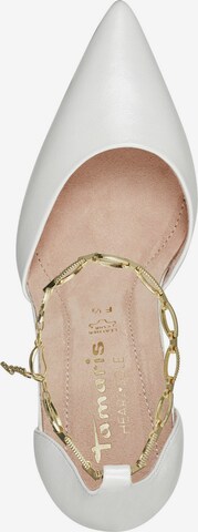 Tamaris Heart & Sole Slingback pumps i vit