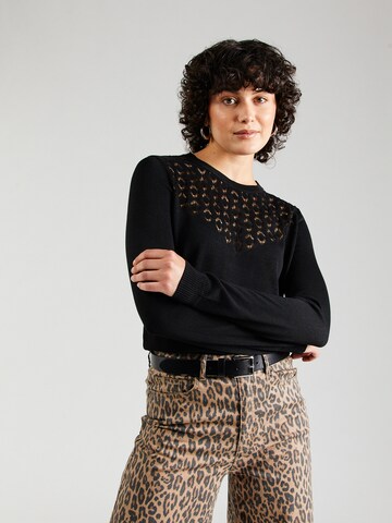 T-shirt 'Remi' ABOUT YOU en noir : devant