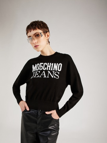 Moschino Jeans Tröja i svart: framsida