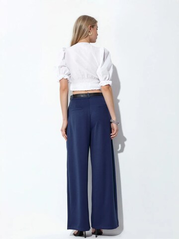 Wide Leg Pantalon 'Hose' Busem en bleu