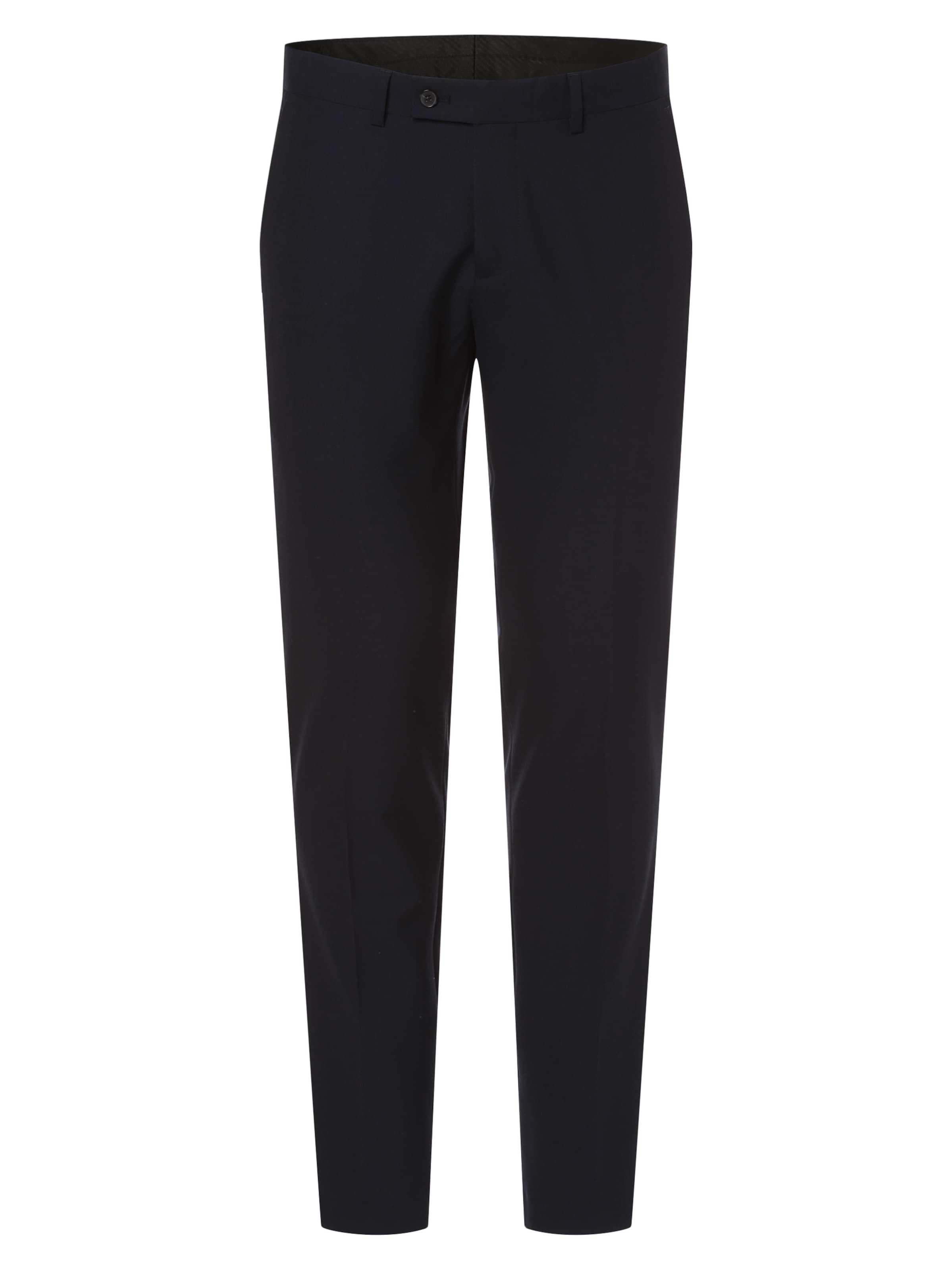 Finshley & Harding Regular Trousers with creases 'Kalifornia' in Blue: front
