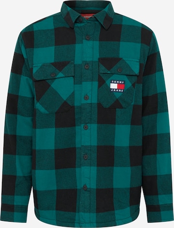 Coupe regular Chemise TOMMY HILFIGER en vert : devant