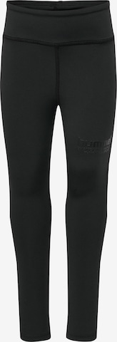 Hummel Skinny Leggings in Zwart: voorkant