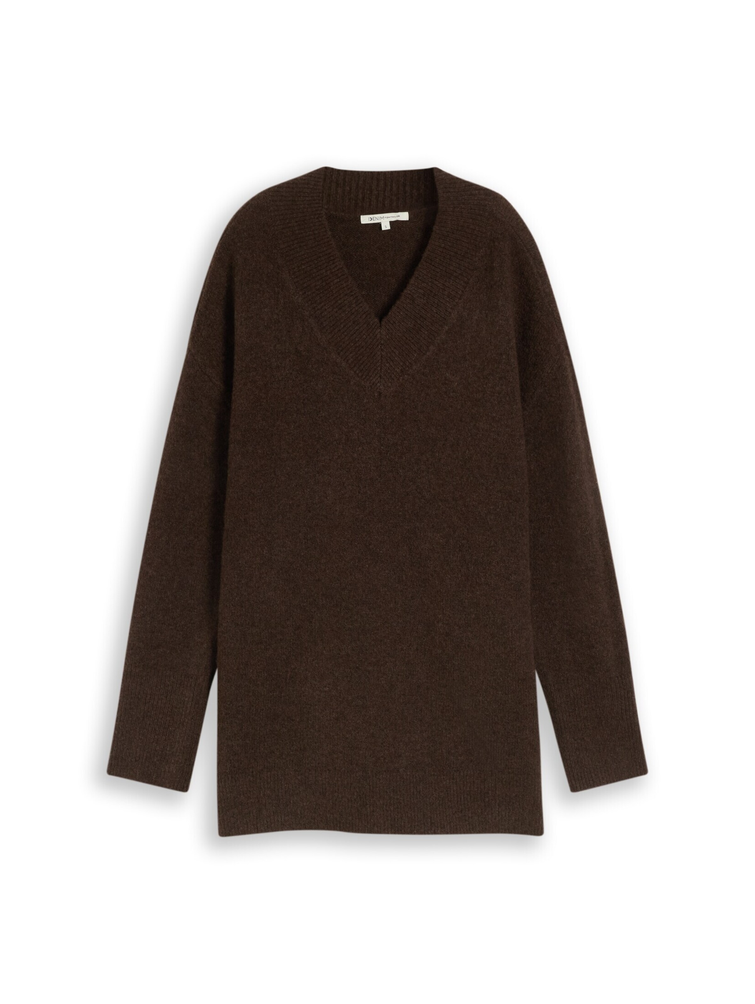 TOM TAILOR DENIM Pull-over en XXL en brun foncé, Vue avec produit