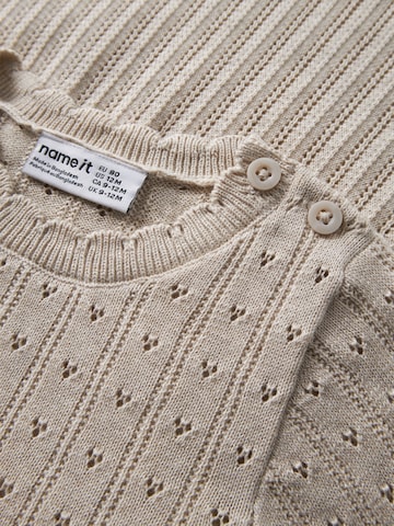 NAME IT Klänning 'NBFOxenia' i beige