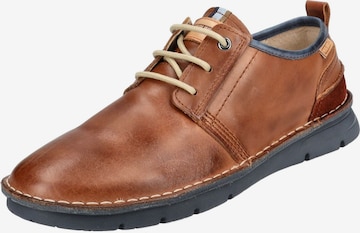 PIKOLINOS Lace-Up Shoes in Brown: front