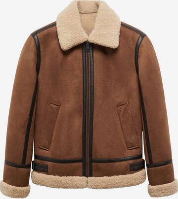 MANGO MAN Between-Season Jacket 'Dique' in Brown: front