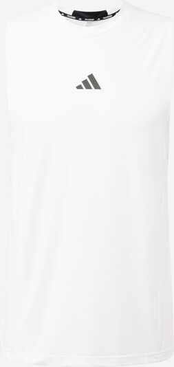 ADIDAS PERFORMANCE T-Shirt fonctionnel 'D4T Workout' en noir / blanc, Vue avec produit