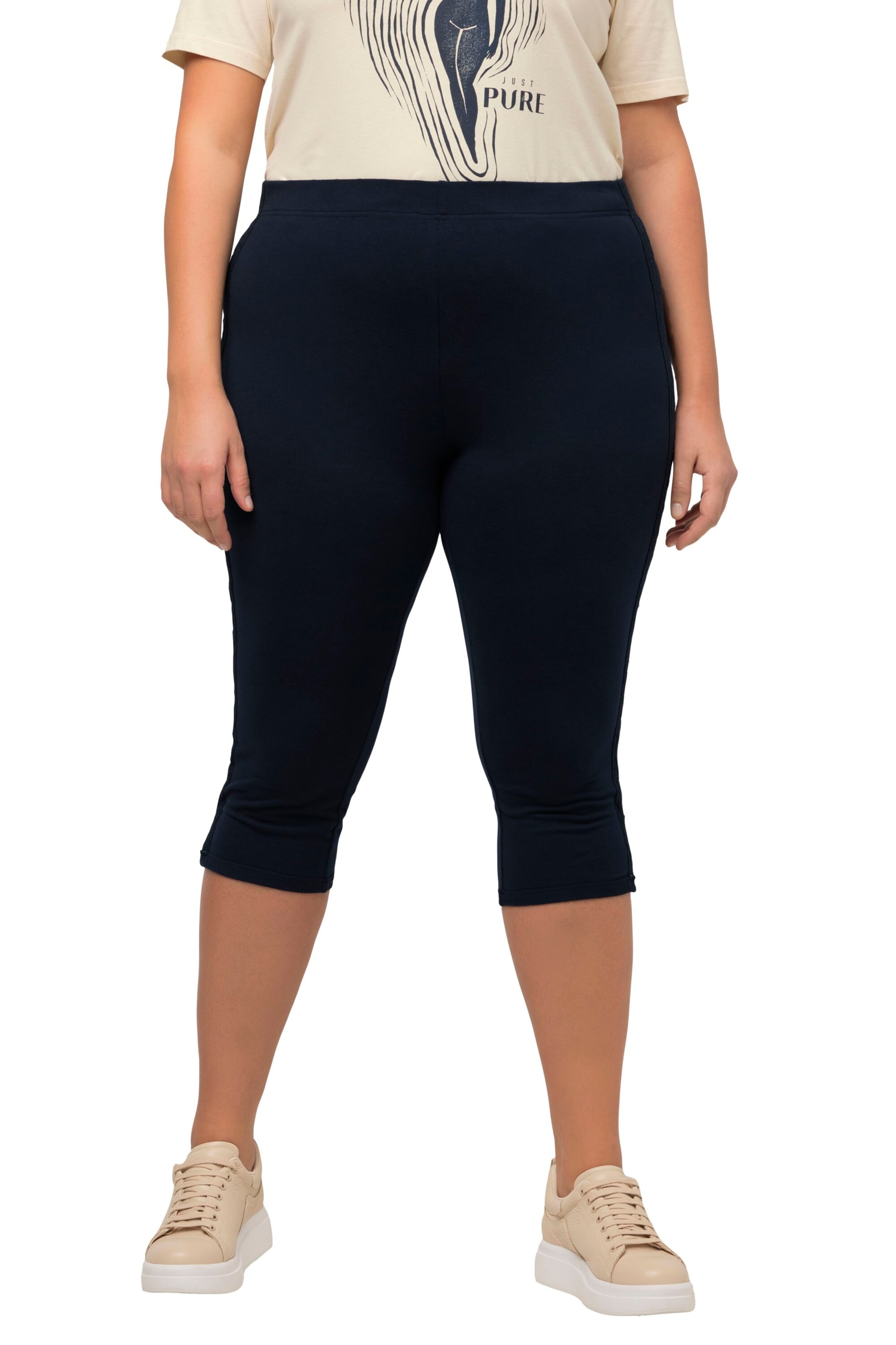 Ulla Popken Skinny Leggings in Blue: front