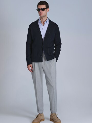 Lufian Gebreid vest in Blauw