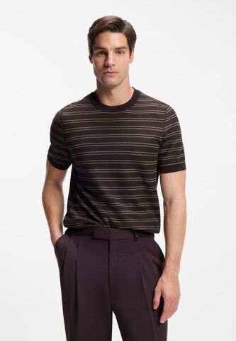 BOSS Pullover 'H-Nalon' in Braun: Vorderseite