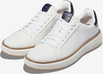 Cole Haan Lace-up shoe 'GrandPrø Court Skyweave' in White: front