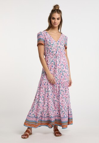 Robe usha FESTIVAL en rose : devant