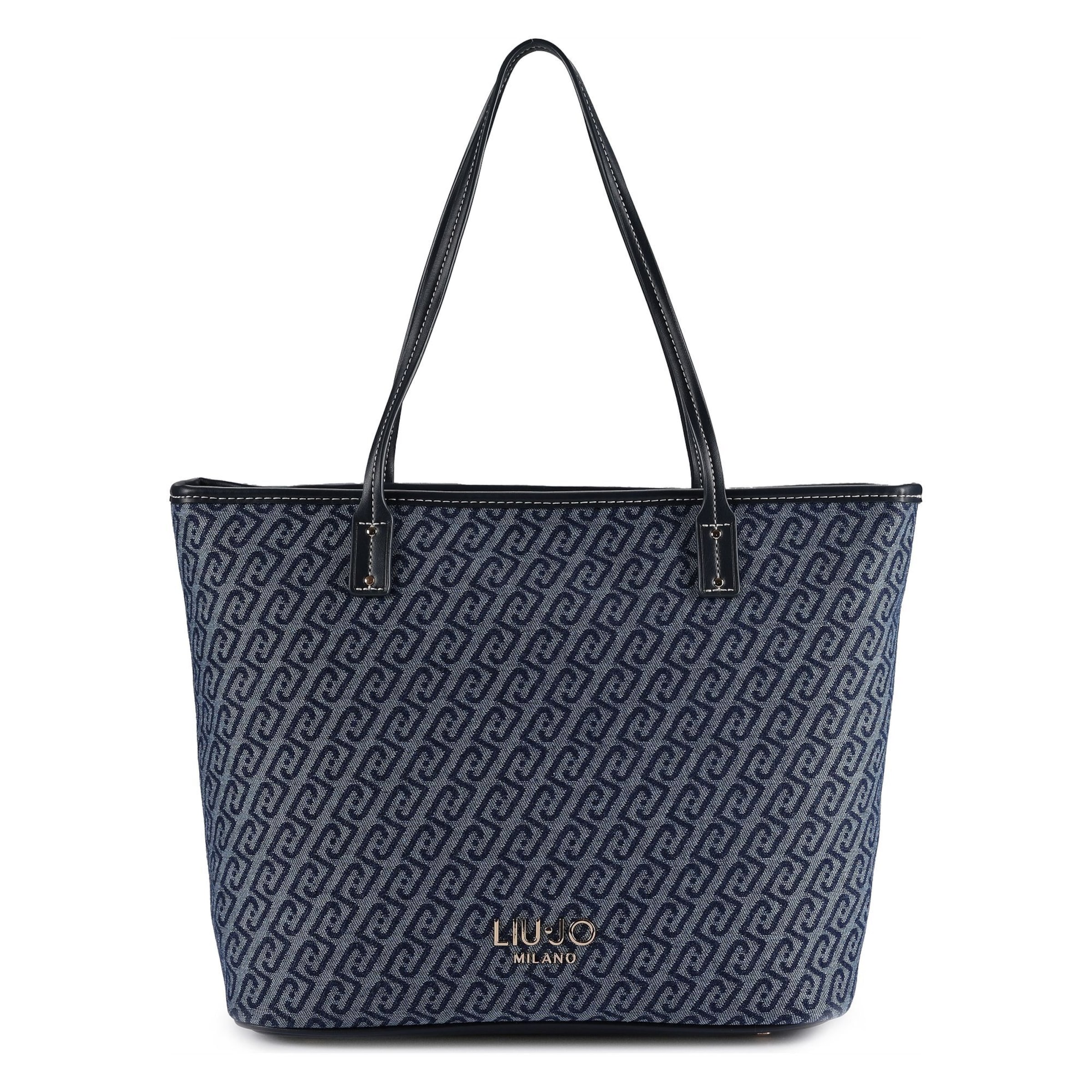 Liu Jo Schoudertas 'Evrim' in de kleur Navy / Blauw denim, Productweergave