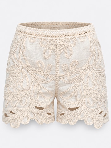 regular Pantaloni di Ombre in beige: frontale